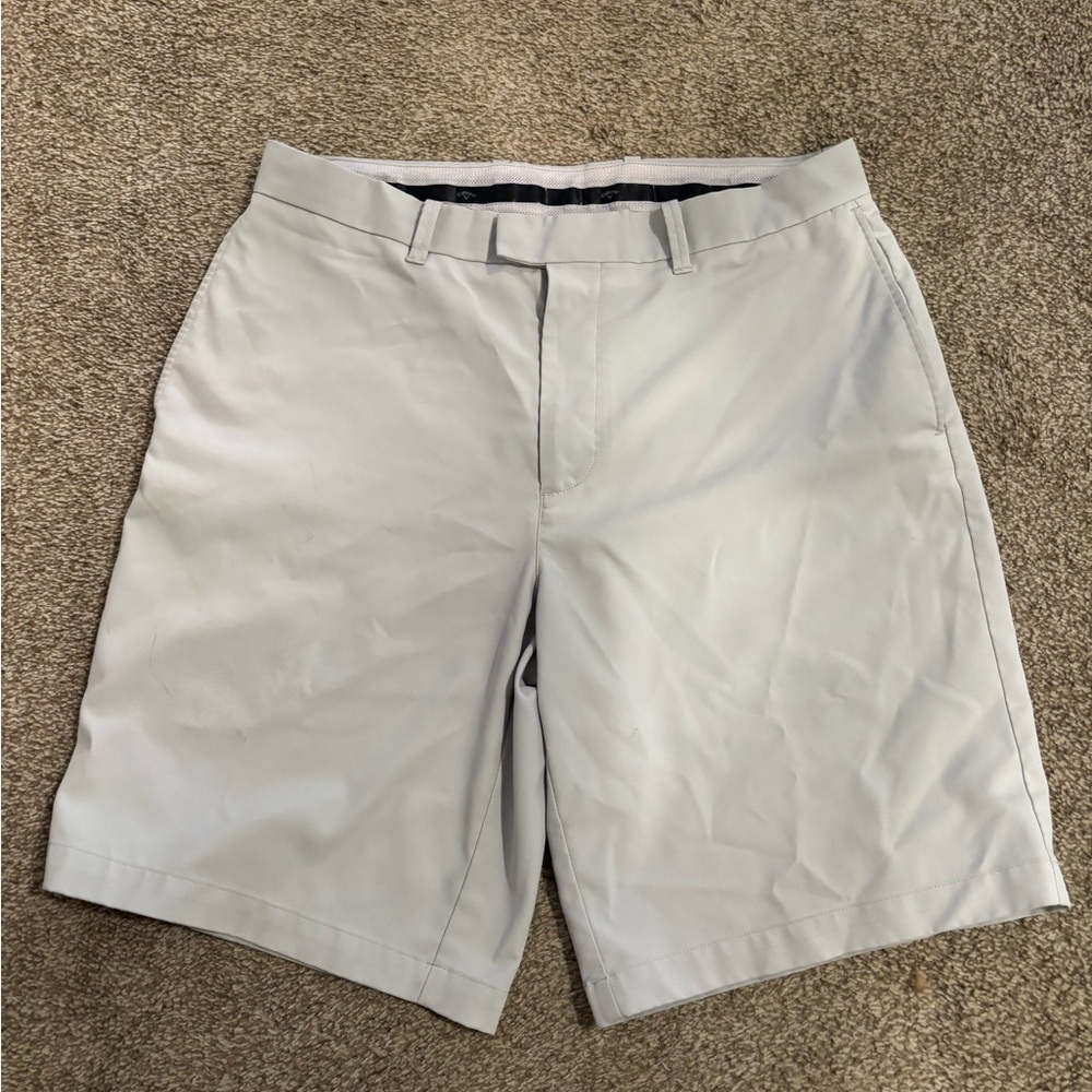 Callaway Men's Classic Light Gray Golf Shorts